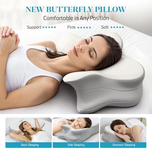 TAZIKAS Cervical Pillow for Neck and Shoulder Support