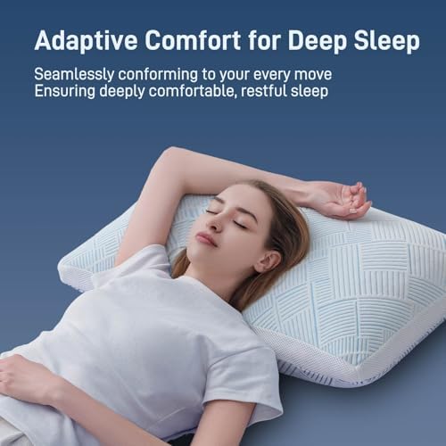 Cotelovo Shredded Memory Foam Cooling Bamboo Viscose Queen Pillow Set of 2