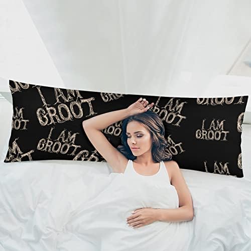 Zenladen I Am Groot Body Pillow Cover 20x54 with Zipper