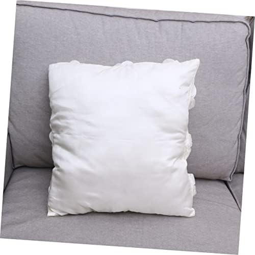Unomor 42x42cm Square Embroidered Pillowcase with Invisible Zipper 1