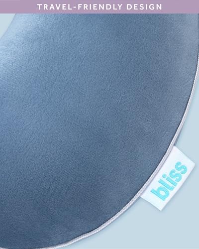 Bliss Lightweight Travel Neck Pillow with Snap Closure