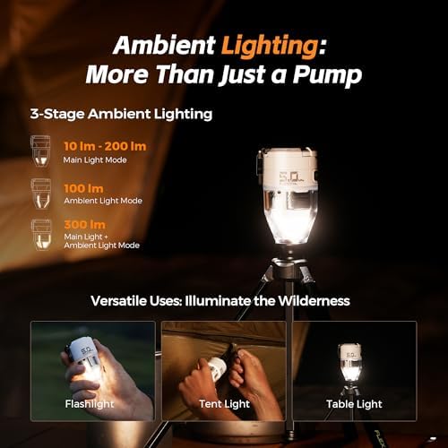 FLEXTAILGEAR Max Pump 3 Air Pump with LED Light