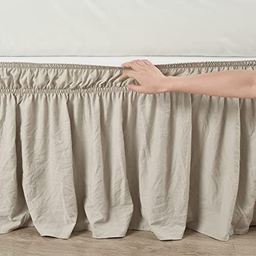 Lush Decor Ruched Ruffle Bedskirt Twin Full