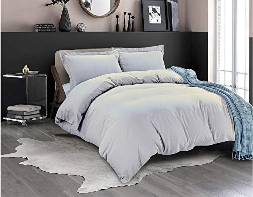 Elegant Comfort Luxury Duvet Cover Set - TwinTwin XL Silver