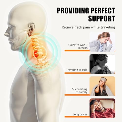 Almalls Travel Pillow with Eye Mask and Ear Plugs