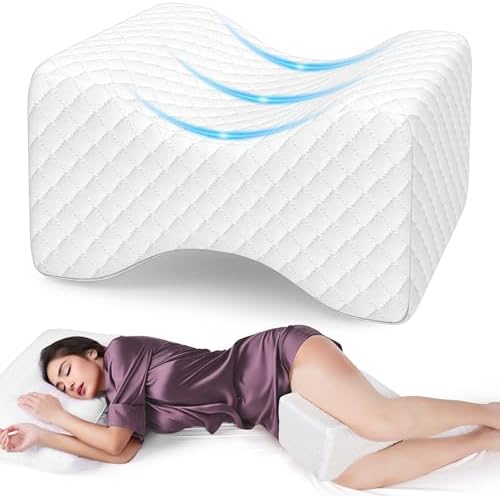 TranquilRelax Knee Pillow for Side Sleepers