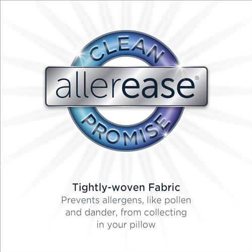 Aller-Ease Organic Cotton Allergy Bed Pillow 2 Pack