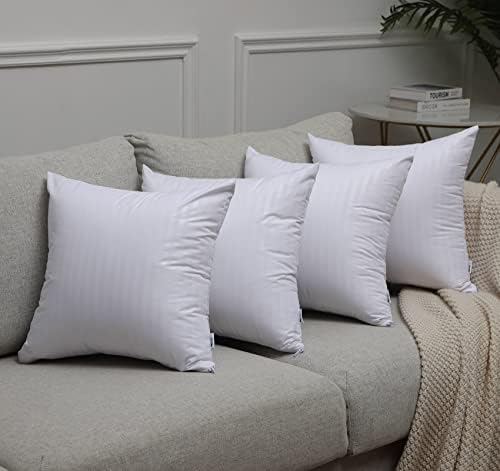 Kingnex Featherproof Euro Pillow Protectors 2 Pack Waterproof