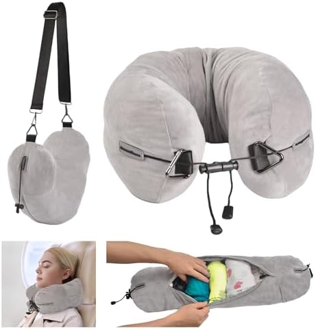 DreamShore Travel Pillow Zipper 20 No Filler Fits 3 Days