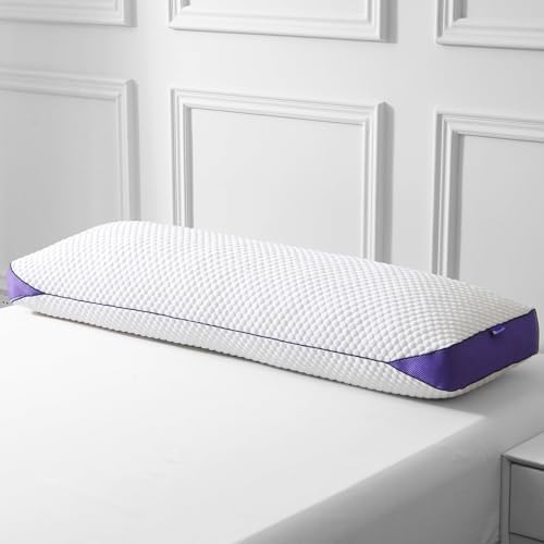 HOMELAB Adjustable Memory Foam Body Pillow with Cooling Cover