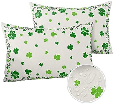 Shijh Tec St Patricks Day Waterproof Pillow Protector 2 Pack