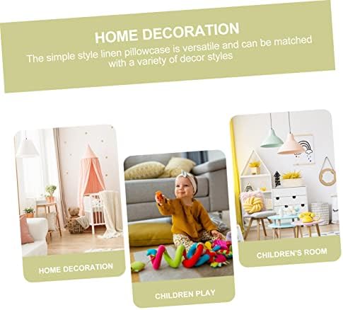 Happyyami Waterproof Throw Pillow Cover for Home and Outdoor Use