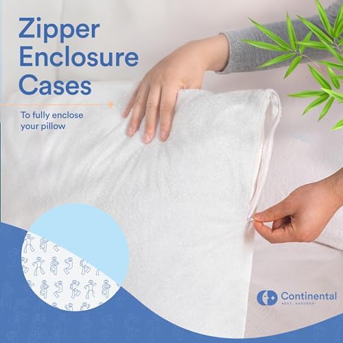Continental Bedding Bamboo Viscose Pillow Protectors