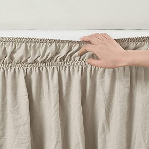 Lush Decor Ruched Ruffle Bedskirt Twin Full