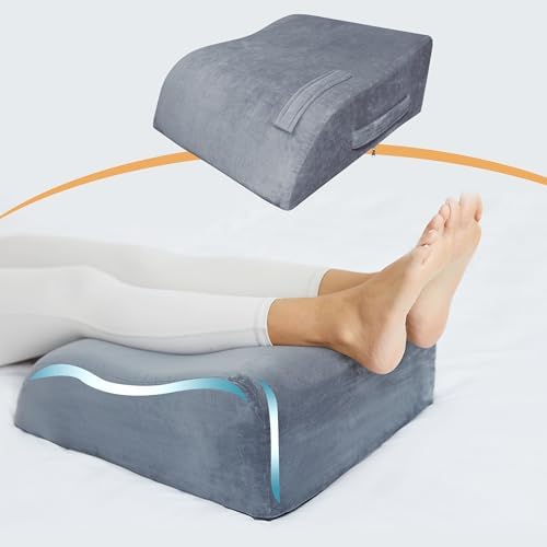 MORTGO 8 Memory Foam Leg Elevation Pillow for Swelling Relief