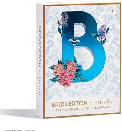 Kitsch x Bridgerton Satin Pillowcase - 19x26 Standard Size