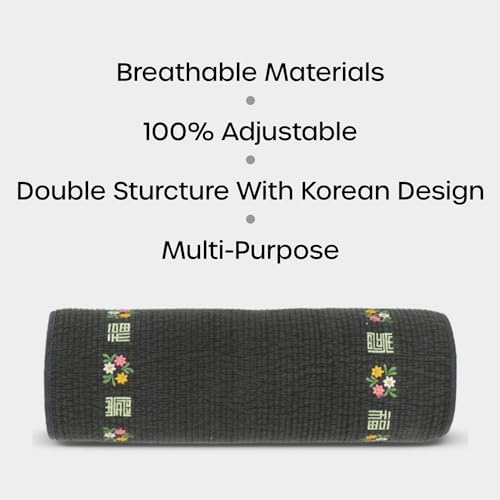 Korean Buckwheat Cervical Pillow with Cypress - Adjustable Support for Neck