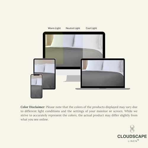Cloudscape Linen Herringbone Throw Blanket 50 x 70 Dark Grey
