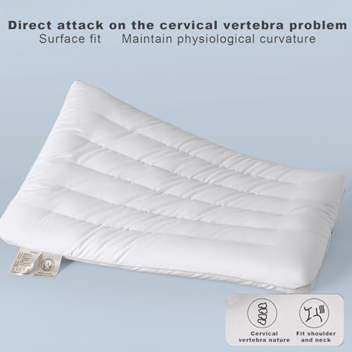 Soft Supportive Low Pillow for Sleeping Comfort