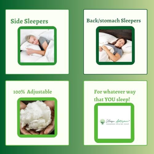 Sleep Artisan Side Sleeping Pillow for Neck Pain Relief