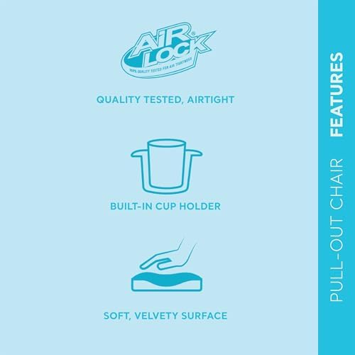 Intex 66551EP Inflatable Pull-Out Chair with Cup Holder