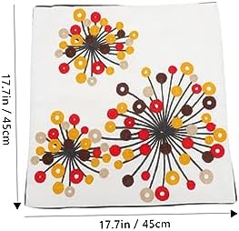 WHAMVOX 2pcs Bohemian Style Canvas Throw Pillow Covers with Hidden Zipper