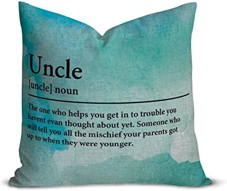 UTF4C Uncle Dictionary Throw Pillow Cover 16x16 Inch