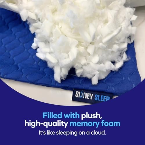 Sidney Sleep Mini Travel Neck Pillow - Blue 14x19 Inches
