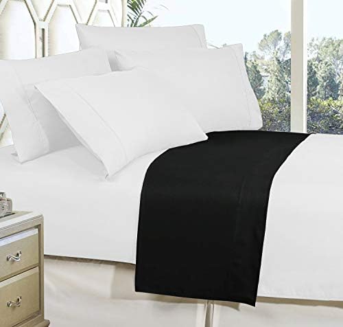 Elegant Comfort 2-Pack Luxury Flat Sheet 1500 TC Microfiber