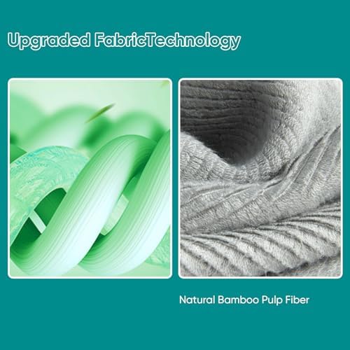 MINUPWELL Ultra Flat Bamboo Rayon Pillow 18x13 in