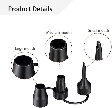 3 Sizes Air Pump Nozzle Adapter for Inflatables