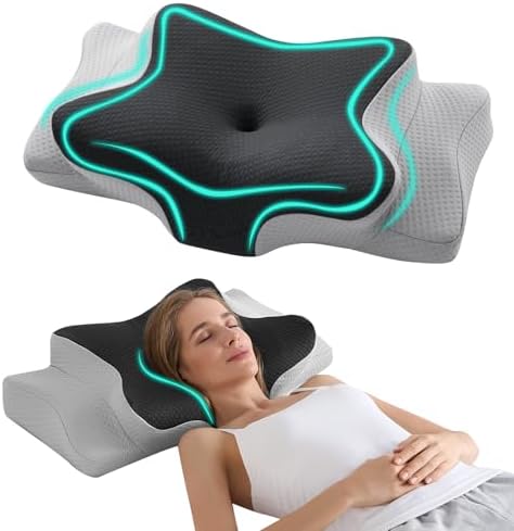 Hansleep Adjustable Cervical Pillow for Neck Pain Relief