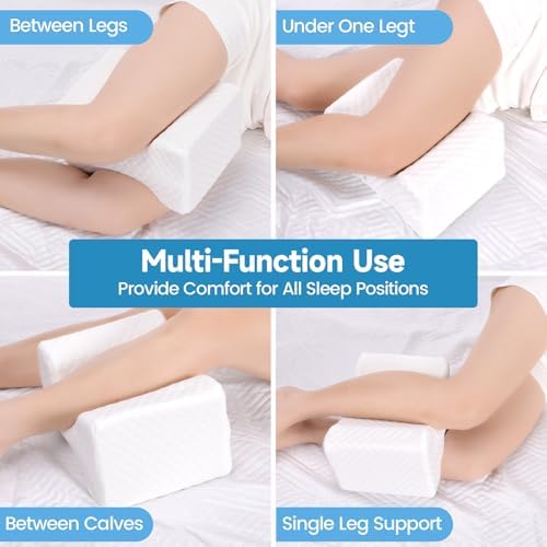 TranquilRelax Knee Pillow for Side Sleepers