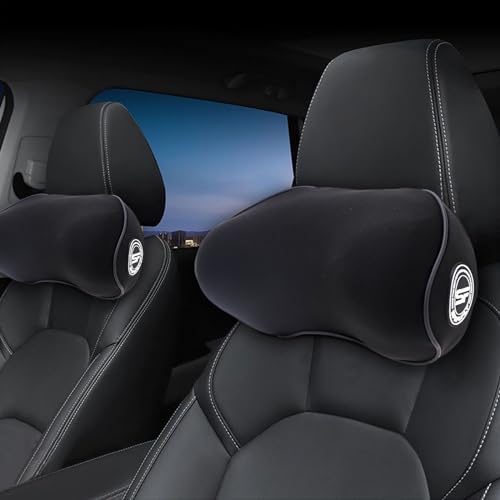 2 Pack Car Headrest Pillow with Sleep Mask for Neck Support