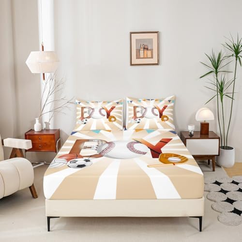 Castle Fairy Sports Ball Sheet Set with Pillowcases 1