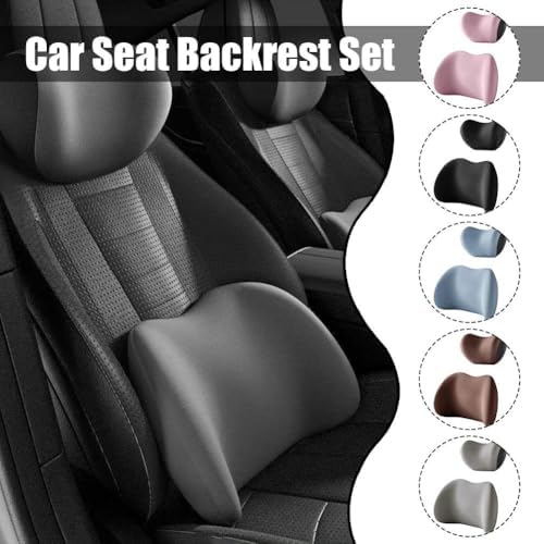 Car Headrest Lumbar Support Pillow Kit