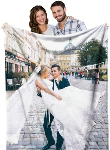 Custom Blanket with Picture for Personalized Gifts