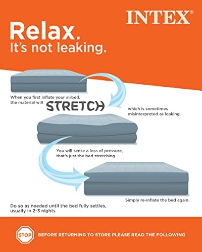Intex Dura-Beam Air Mattress Twin Size