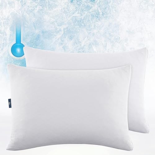 Serta Power Chill Cooling Bed Pillows 2 Pack Queen White 1