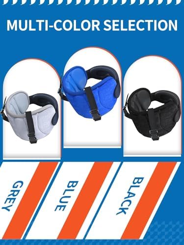 SARISUN Travel Pillow with 3D Eye Mask and Headrest Support