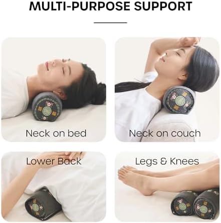 Korean Buckwheat Cervical Pillow with Cypress - Adjustable Support for Neck