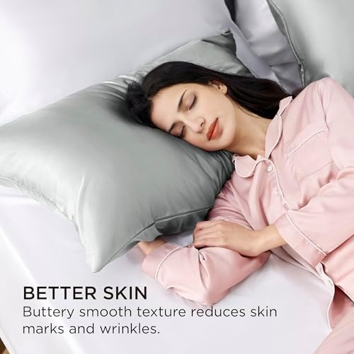 Bedsure Satin Pillowcase Set 2 Pack - 20x26 Inches 1