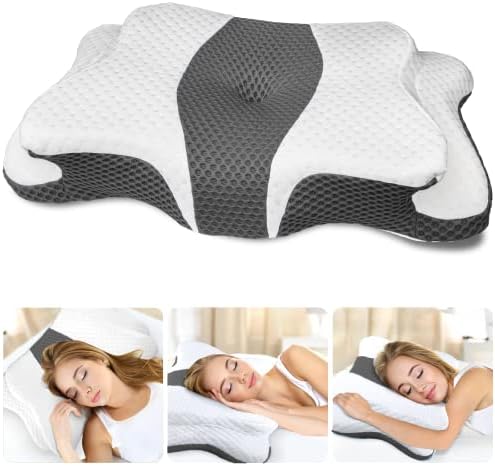 Memory Foam Cervical Pillow for Neck and Shoulder Pain Relief