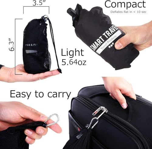 Smart Travel Inflatable Lumbar Support Pillow for Airplane Travel
