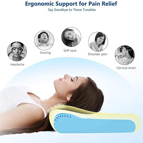 ZAMAT Memory Foam Pillow for Neck Pain Relief