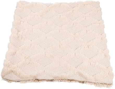 Alipis Decorative Throw Pillow Cover with Lint Pattern