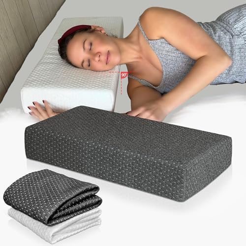 PALTEX 24x12x4 Pillow Cube for Side Sleepers with 2 Pillow Cases