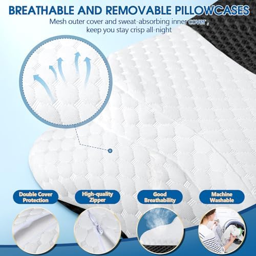Memory Foam Cervical Pillow for Neck and Shoulder Pain Relief