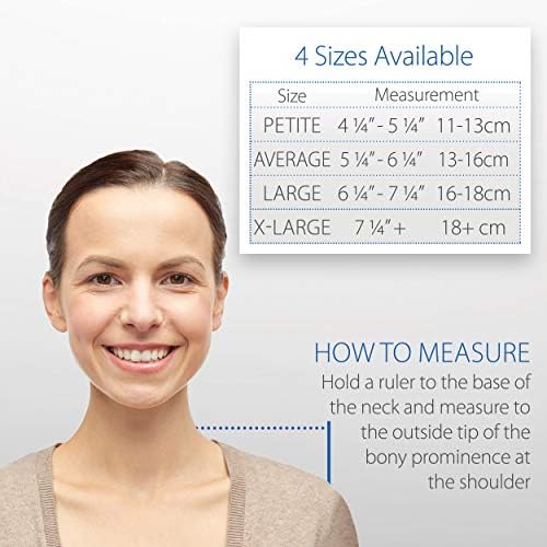Therapeutica Cervical Foam Pillow - Back and Side Support Firm and Large