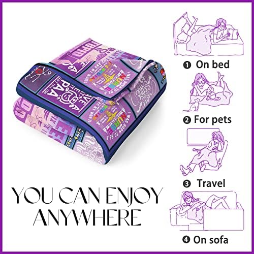 Lviliss Nurse Throw Blanket 50x60 Fluffy RN Gift